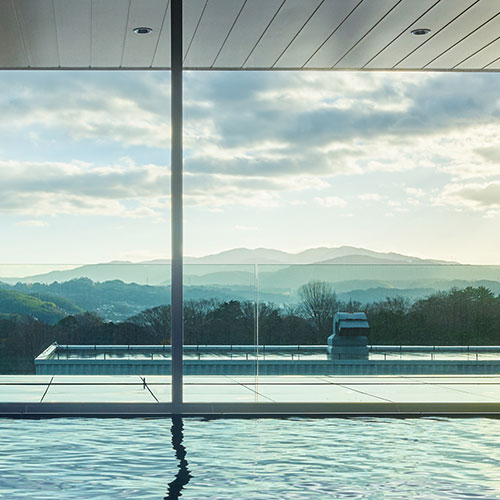 大浴場から楽しむ「日の出・日の入り」