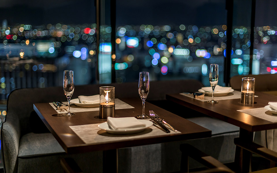 レストラン（夜景）