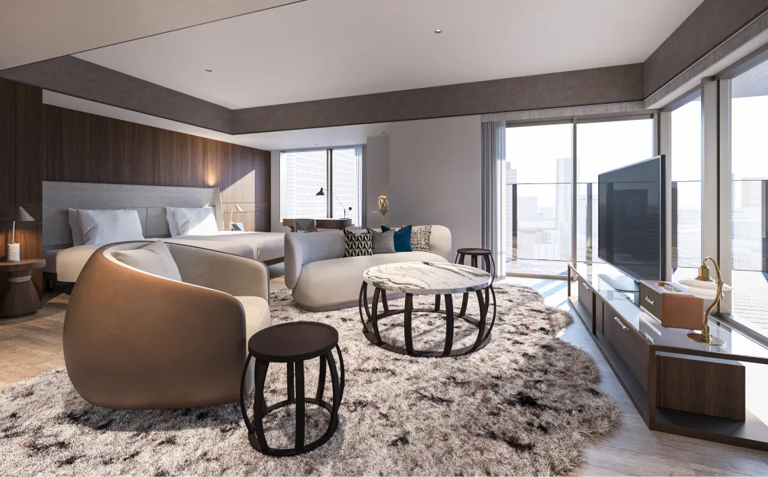 Junior Suite , 2 beds , Corner room