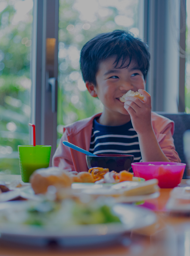 写真: 楽しみになる朝食