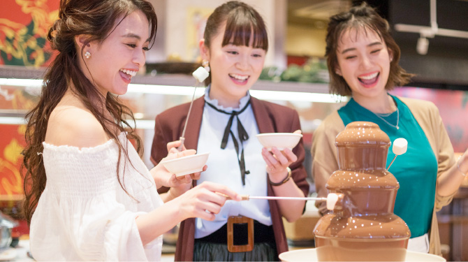 画像: チョコレートファウンテン